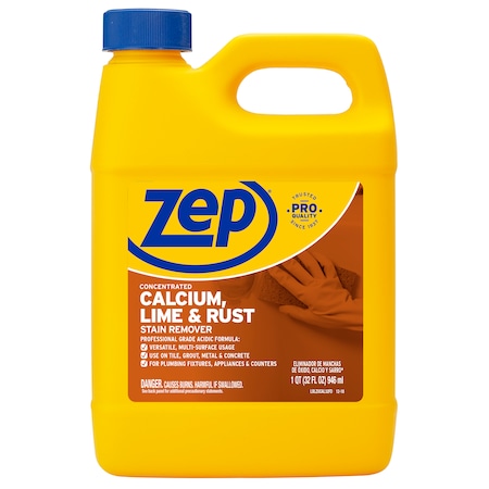 Zep Calcium, Lime & Rust Stain Remover, 32oz, PK12 ZUCAL32